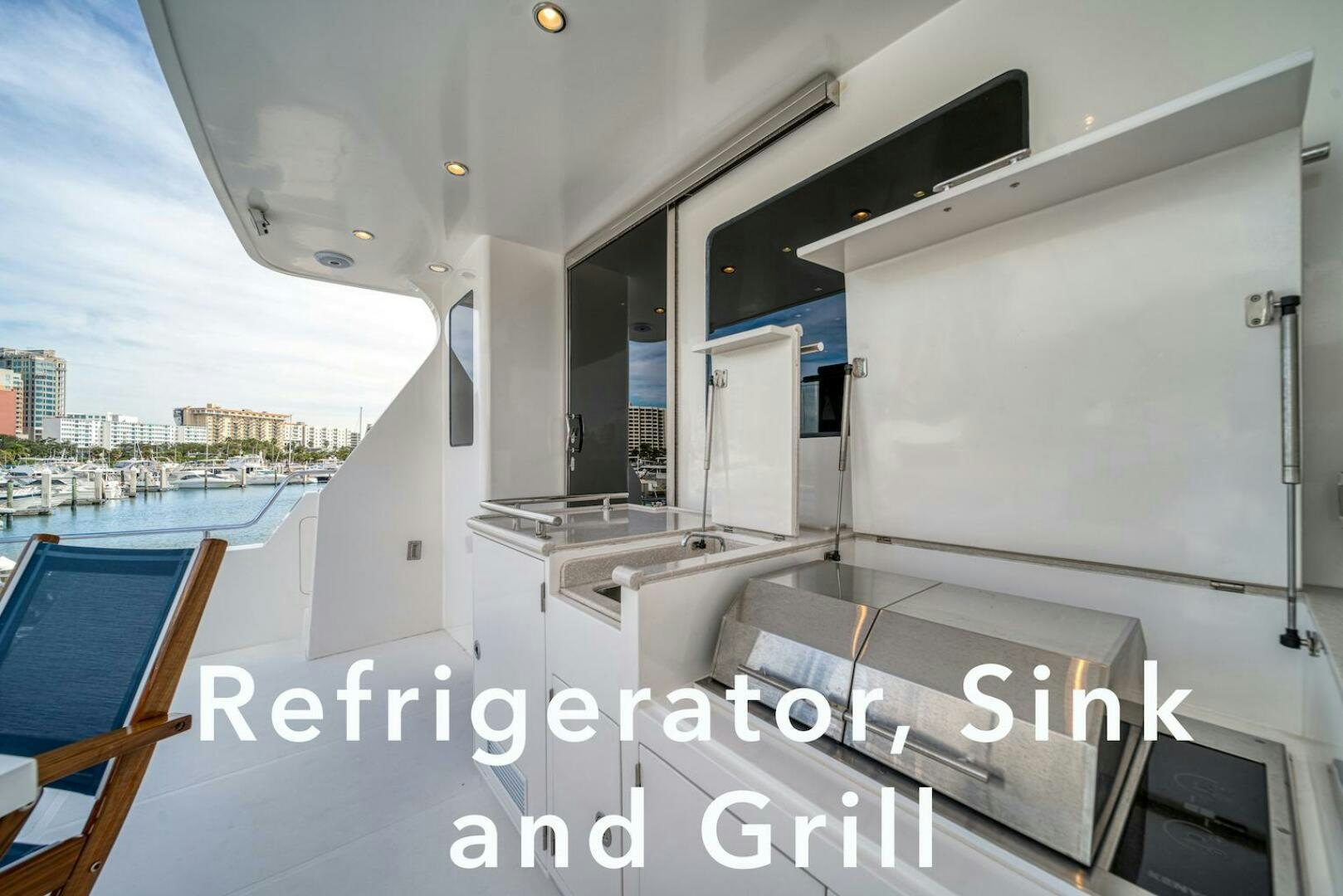 a large white building with a balcony aboard ESCAPE Yacht for Sale