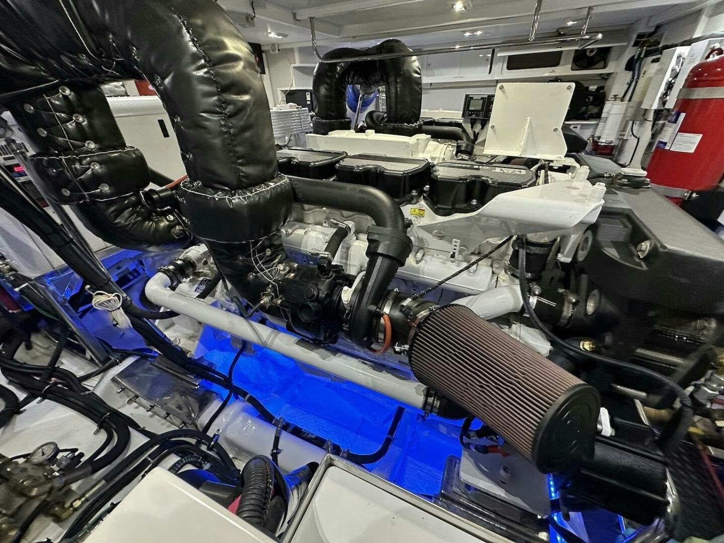 a close-up of a machine aboard ESCAPE Yacht for Sale