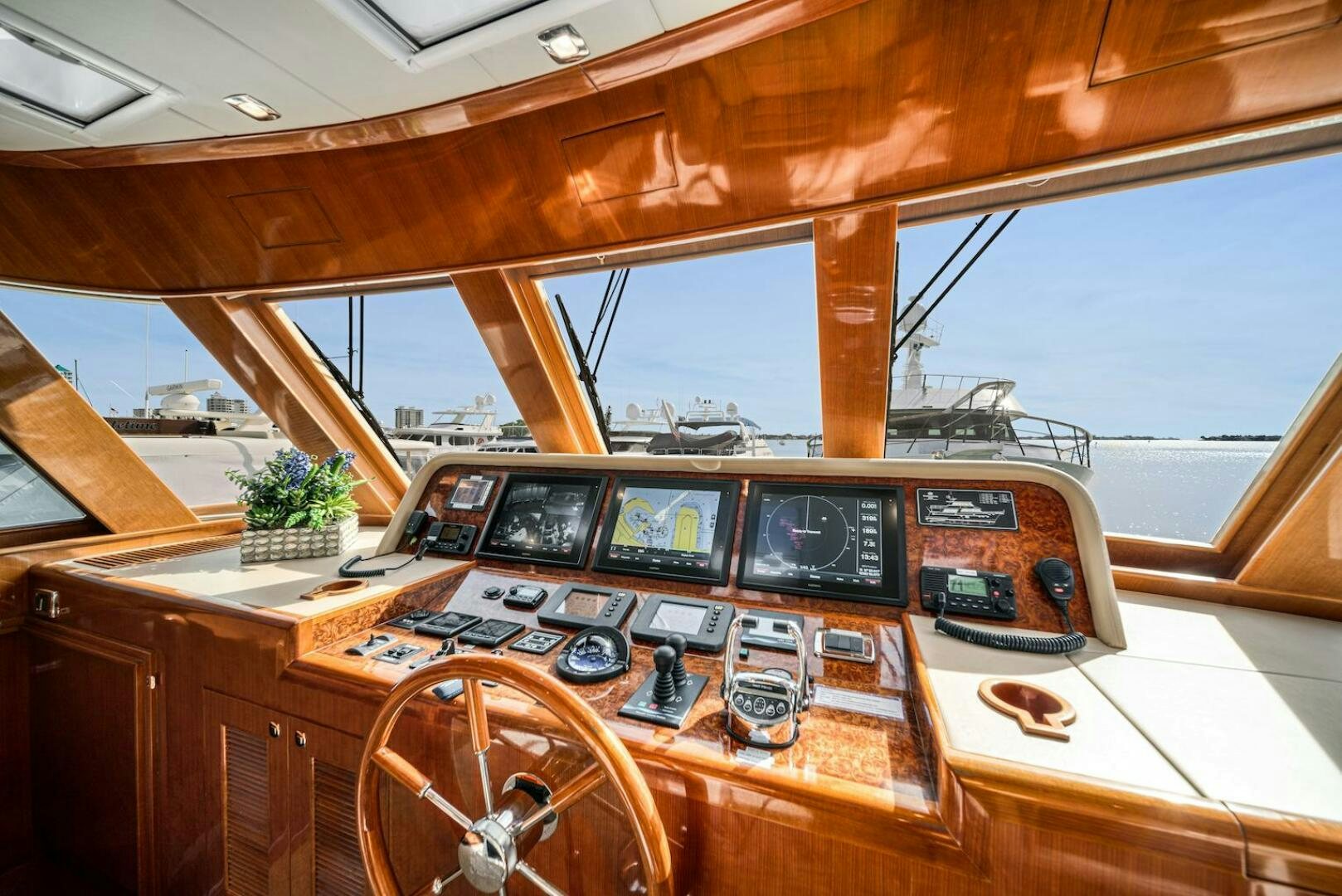 inside of a boat aboard ESCAPE Yacht for Sale