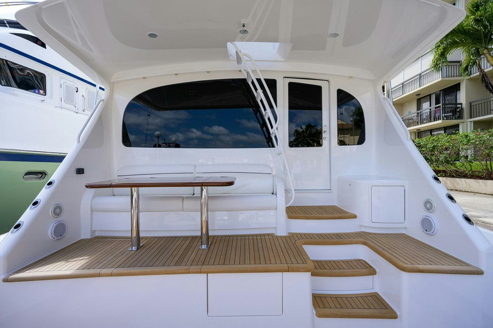 a boat on the water aboard 80' VIKING Yacht for Sale