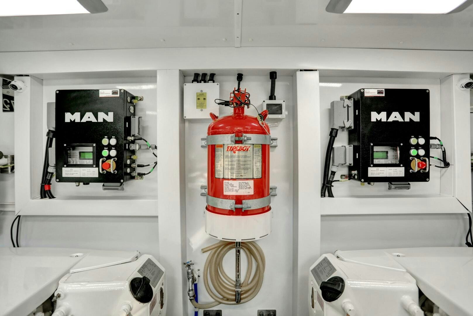 a close-up of a machine aboard REAL SLICK Yacht for Sale