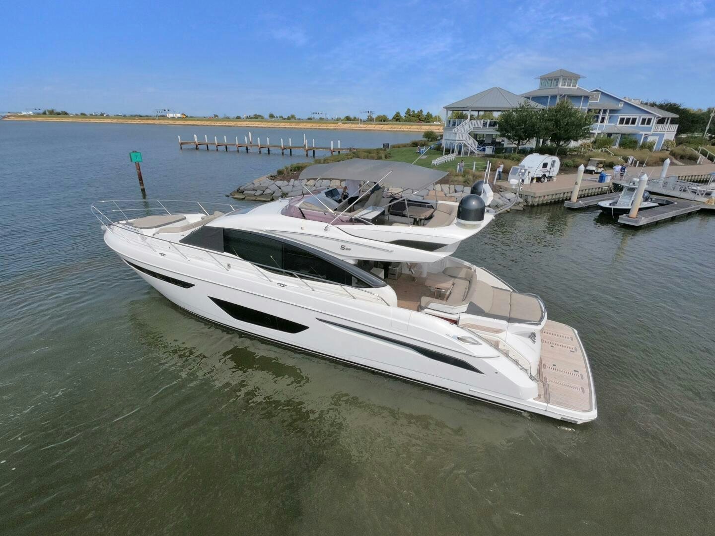 a boat in the water aboard REAL SLICK Yacht for Sale