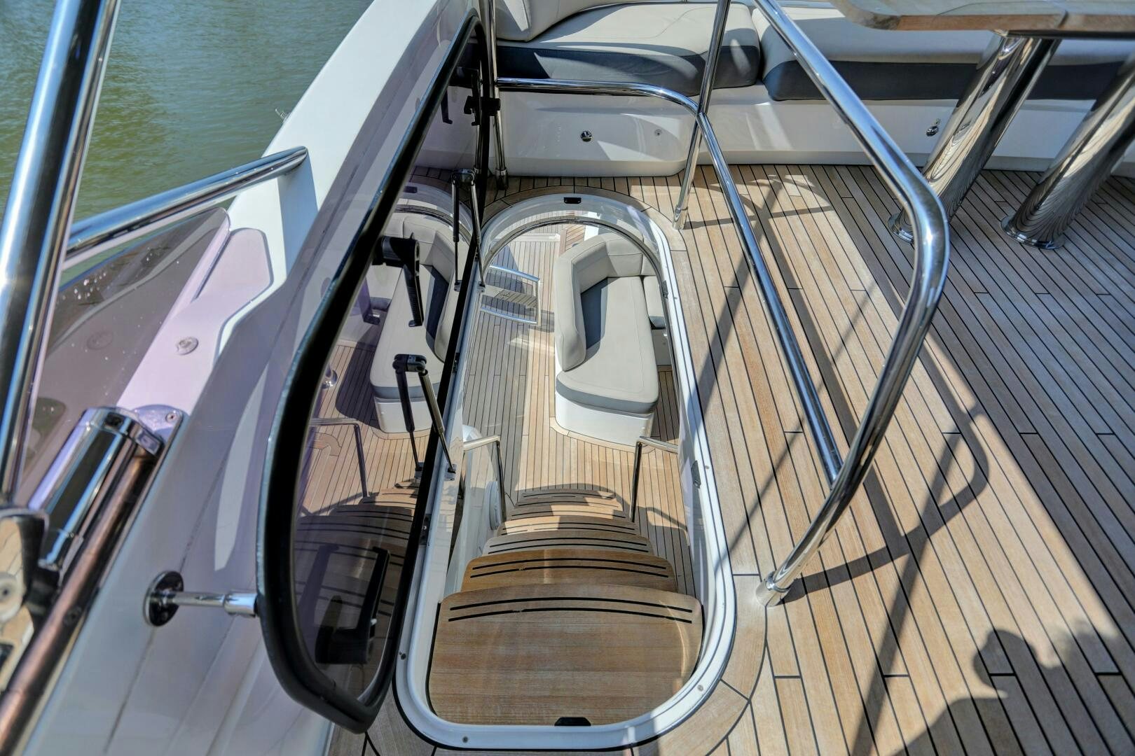 the inside of a boat aboard REAL SLICK Yacht for Sale