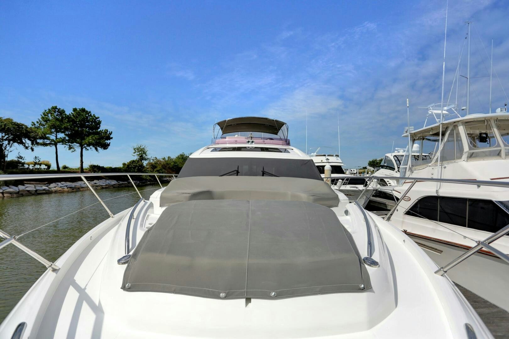 a boat on the water aboard REAL SLICK Yacht for Sale