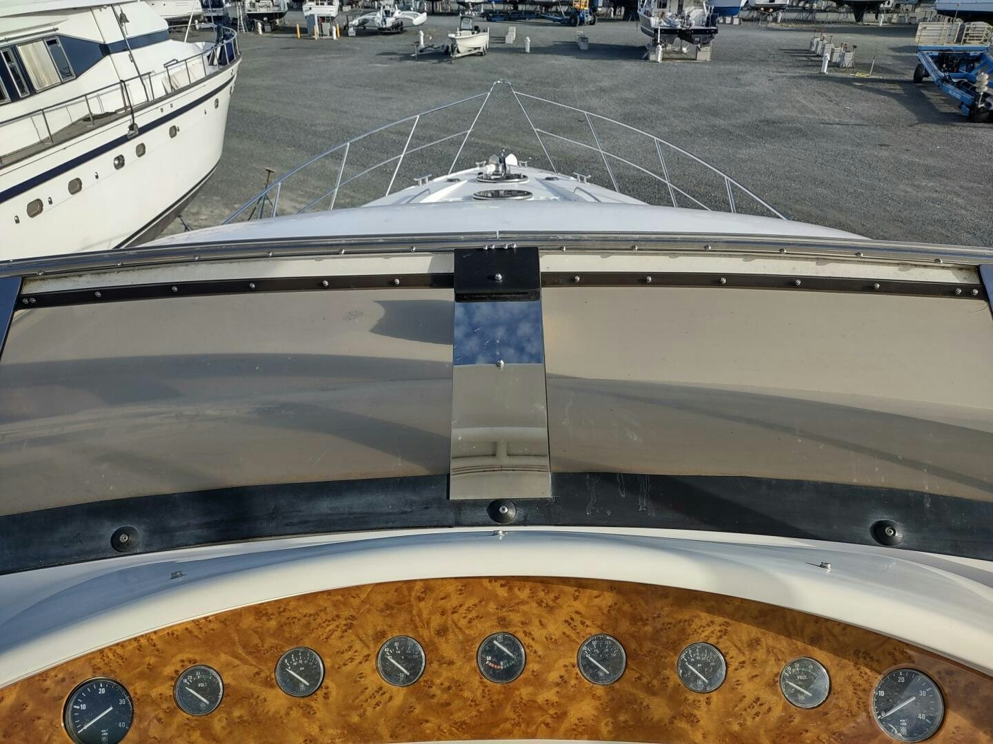 a boat parked on a dock aboard F66 Yacht for Sale
