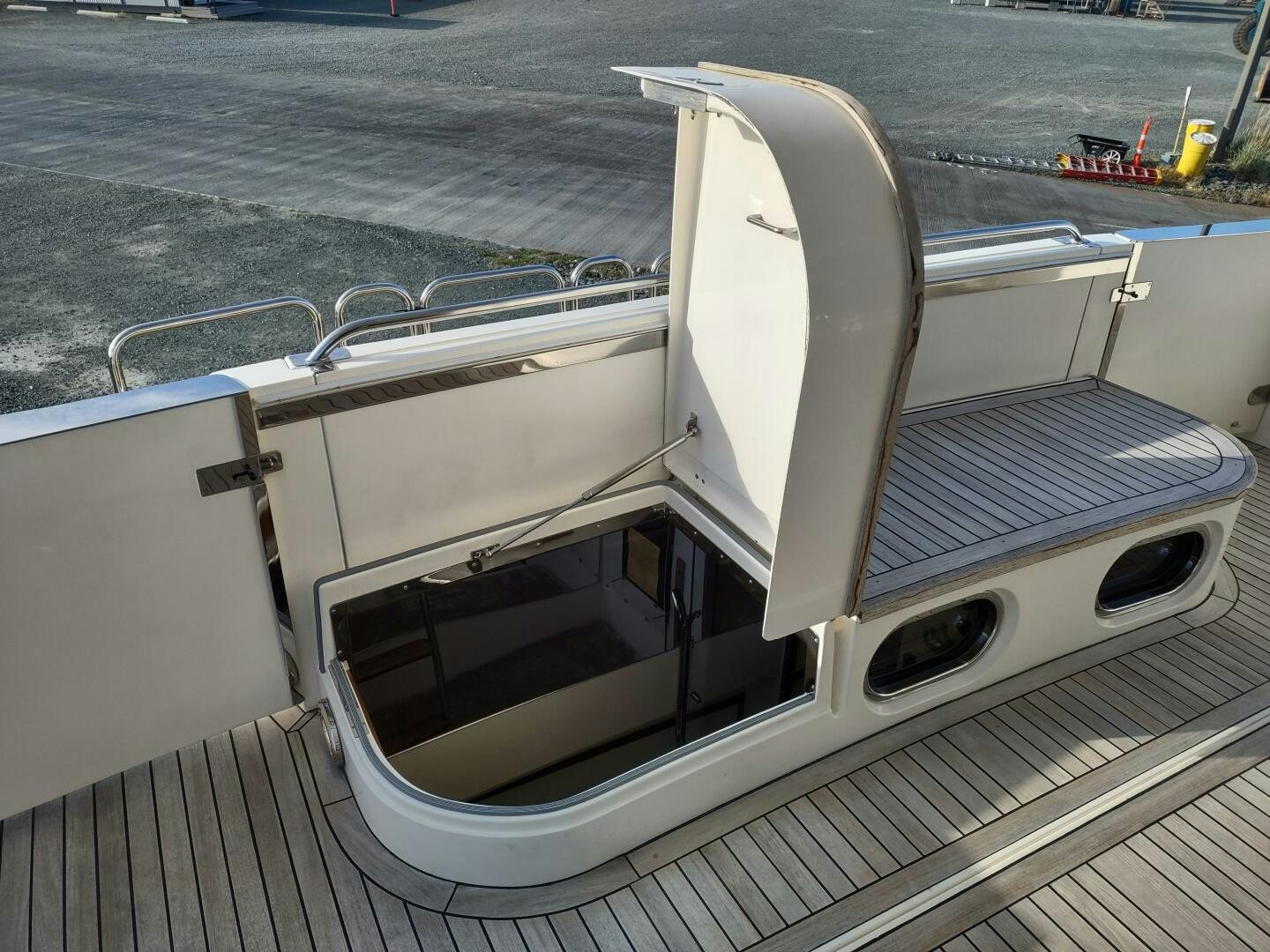 a boat on the water aboard F66 Yacht for Sale