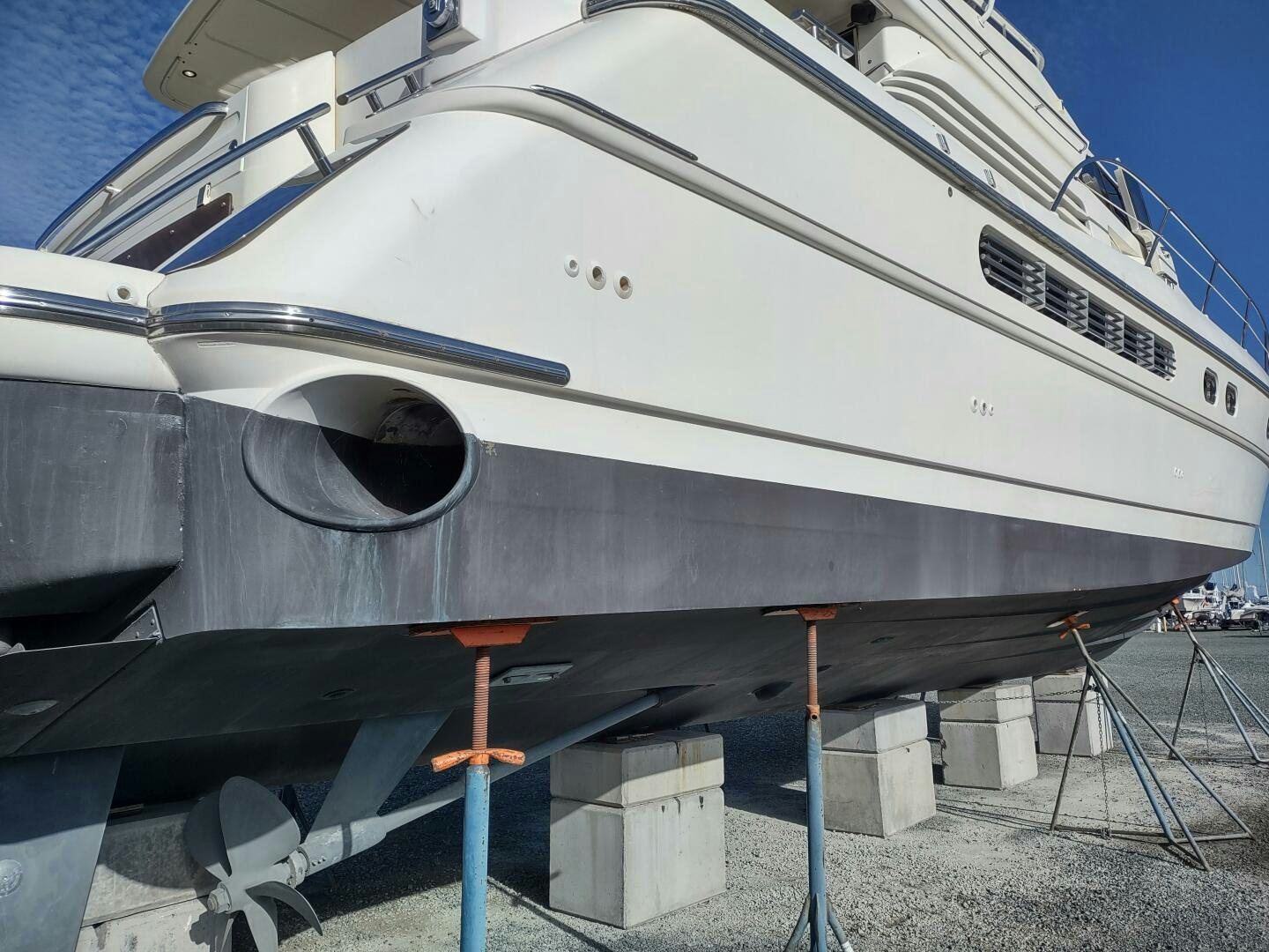 a large white ship aboard F66 Yacht for Sale