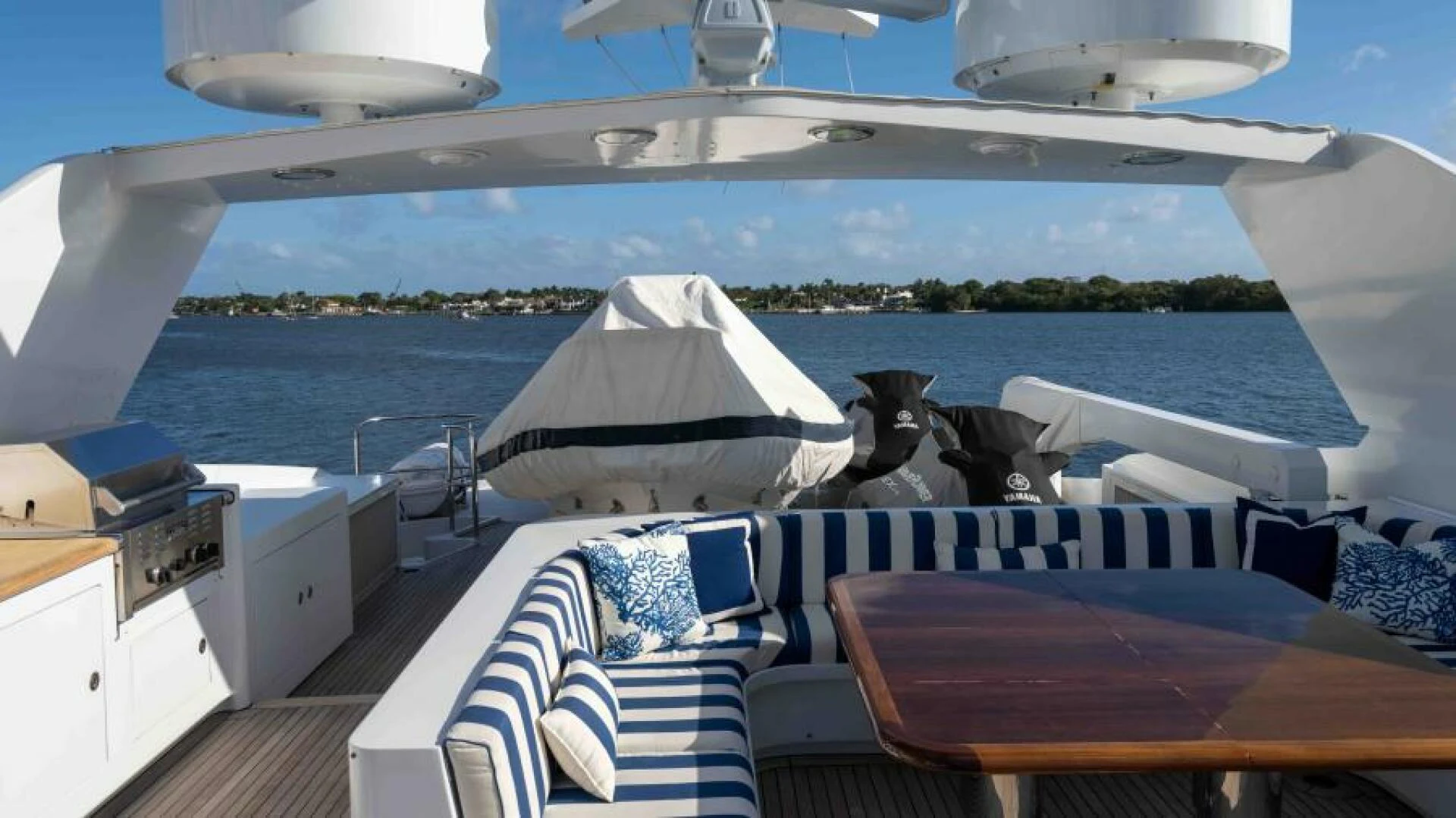a boat on the water aboard ODIN Yacht for Sale