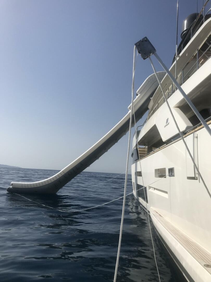 a boat on the water aboard MARIA THERESA Yacht for Sale