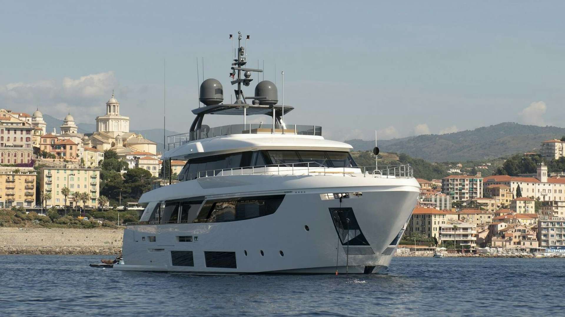 a boat on the water aboard MARIA THERESA Yacht for Sale