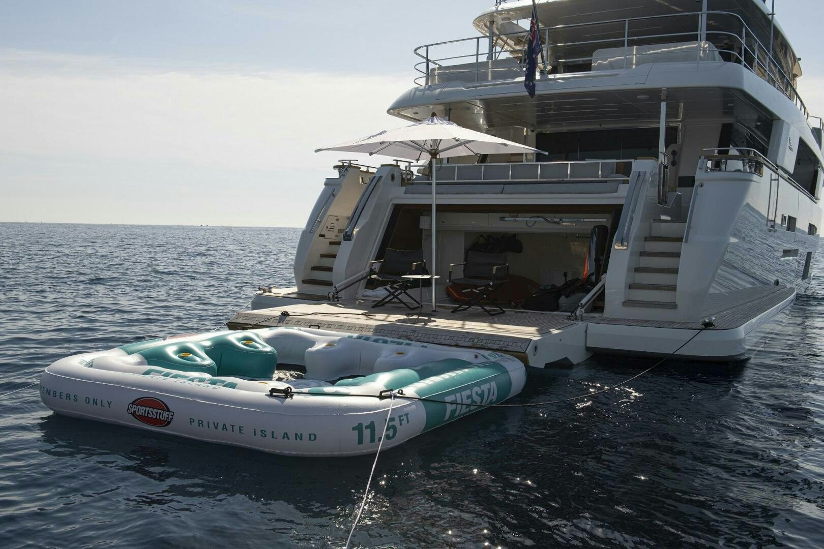 a boat on the water aboard MARIA THERESA Yacht for Sale