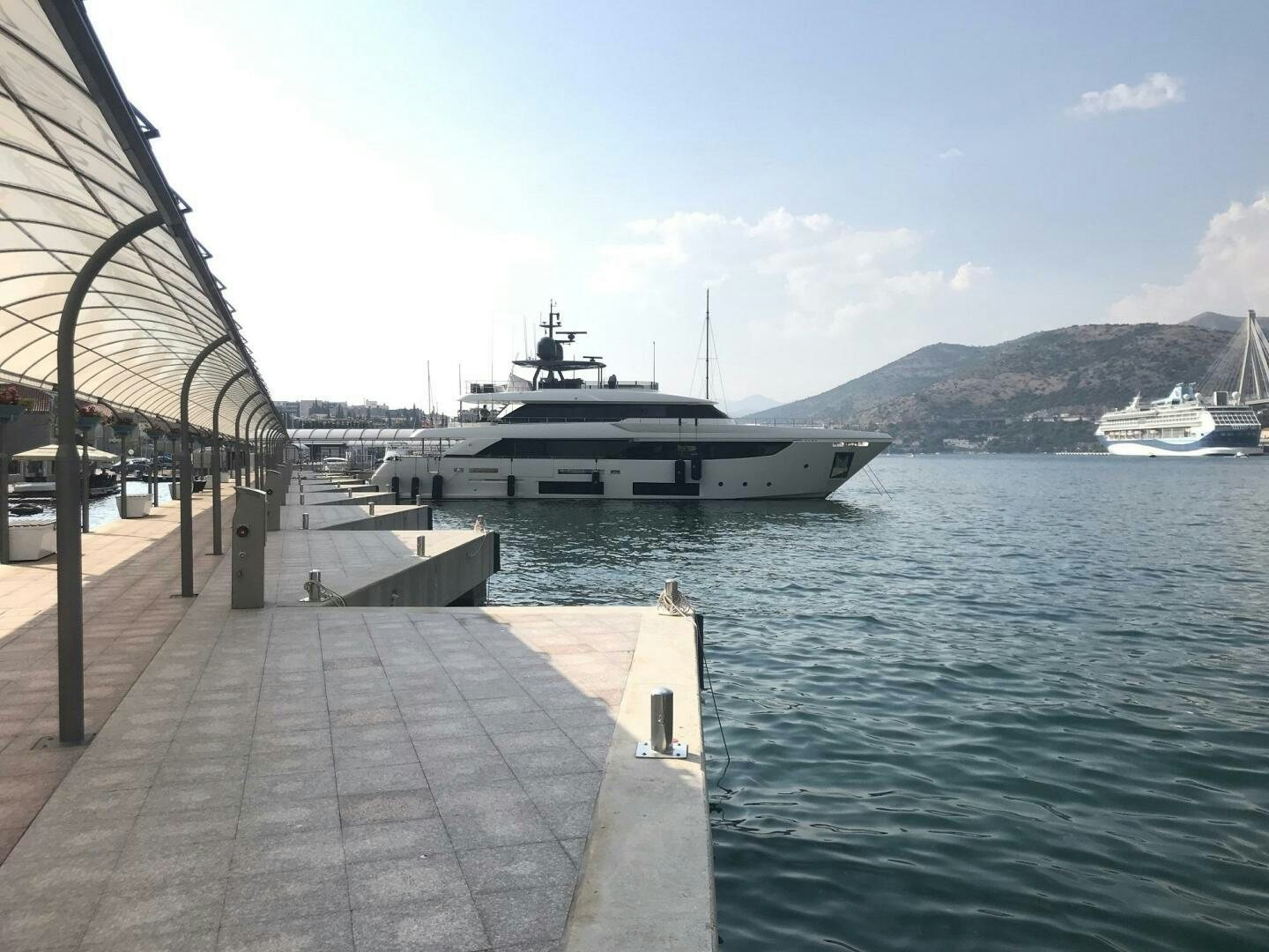 a boat in the water aboard MARIA THERESA Yacht for Sale