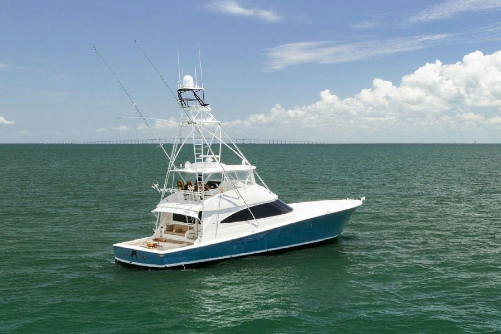 a boat in the ocean aboard WRAPPED UP Yacht for Sale