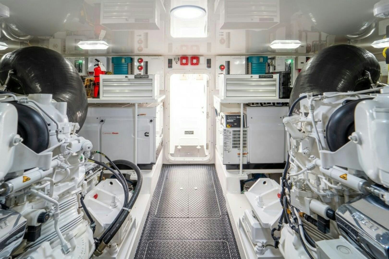 a room with machines and equipment aboard WRAPPED UP Yacht for Sale