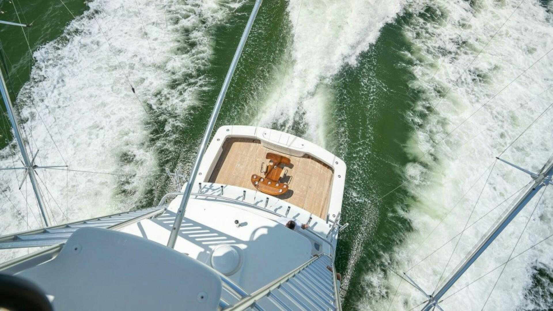 a boat on a river aboard WRAPPED UP Yacht for Sale