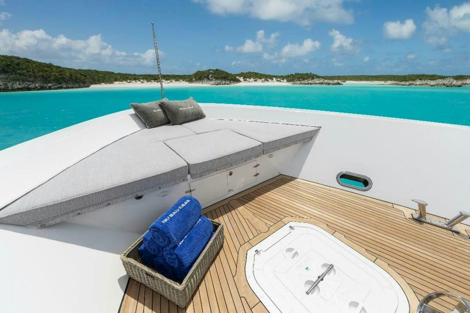 a boat on a body of water aboard MEMENTO VIVERE Yacht for Sale