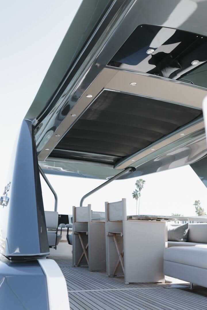 inside of a vehicle aboard IL DISFRUTE Yacht for Sale