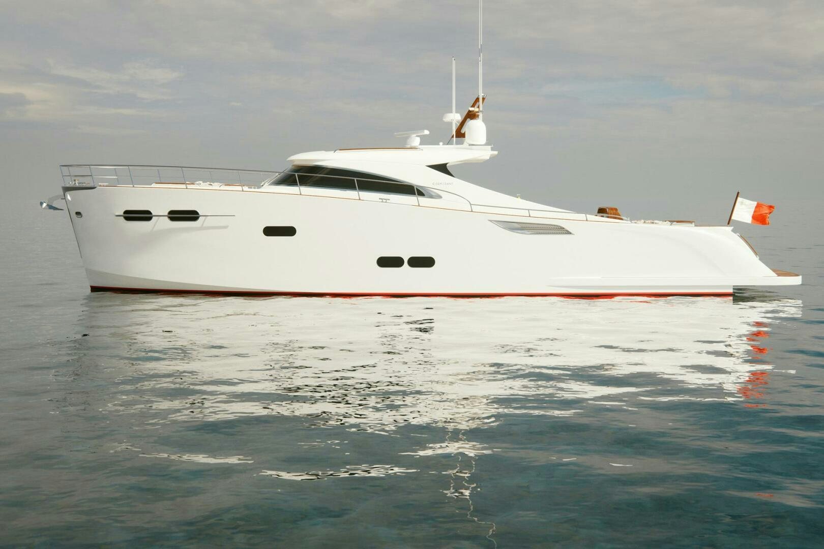 a person on a boat aboard CORMORANT Yacht for Sale