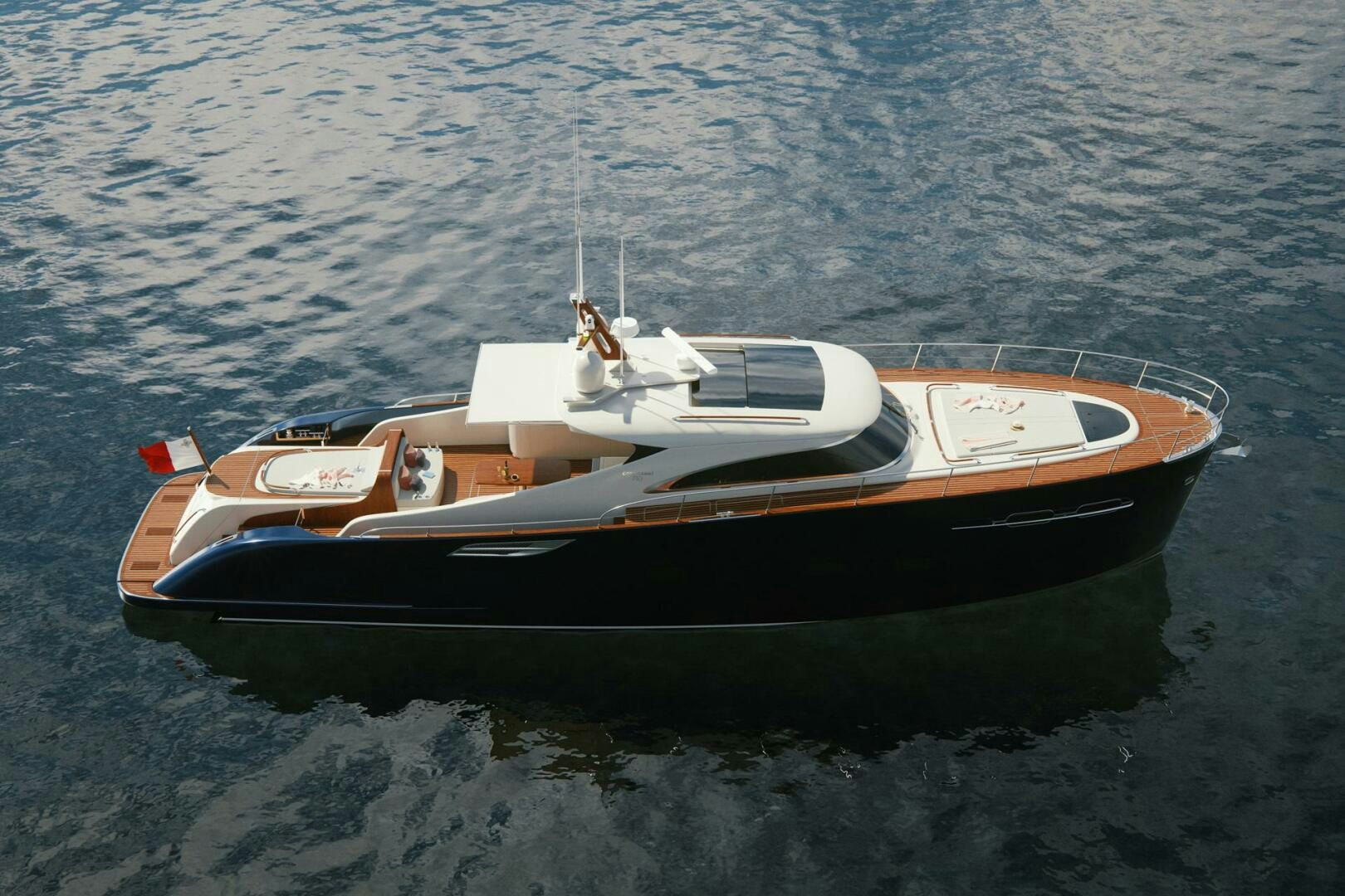 a boat in the water aboard CORMORANT Yacht for Sale