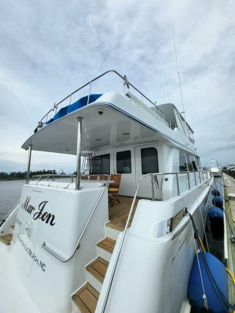 a boat on the water aboard MAR JON Yacht for Sale
