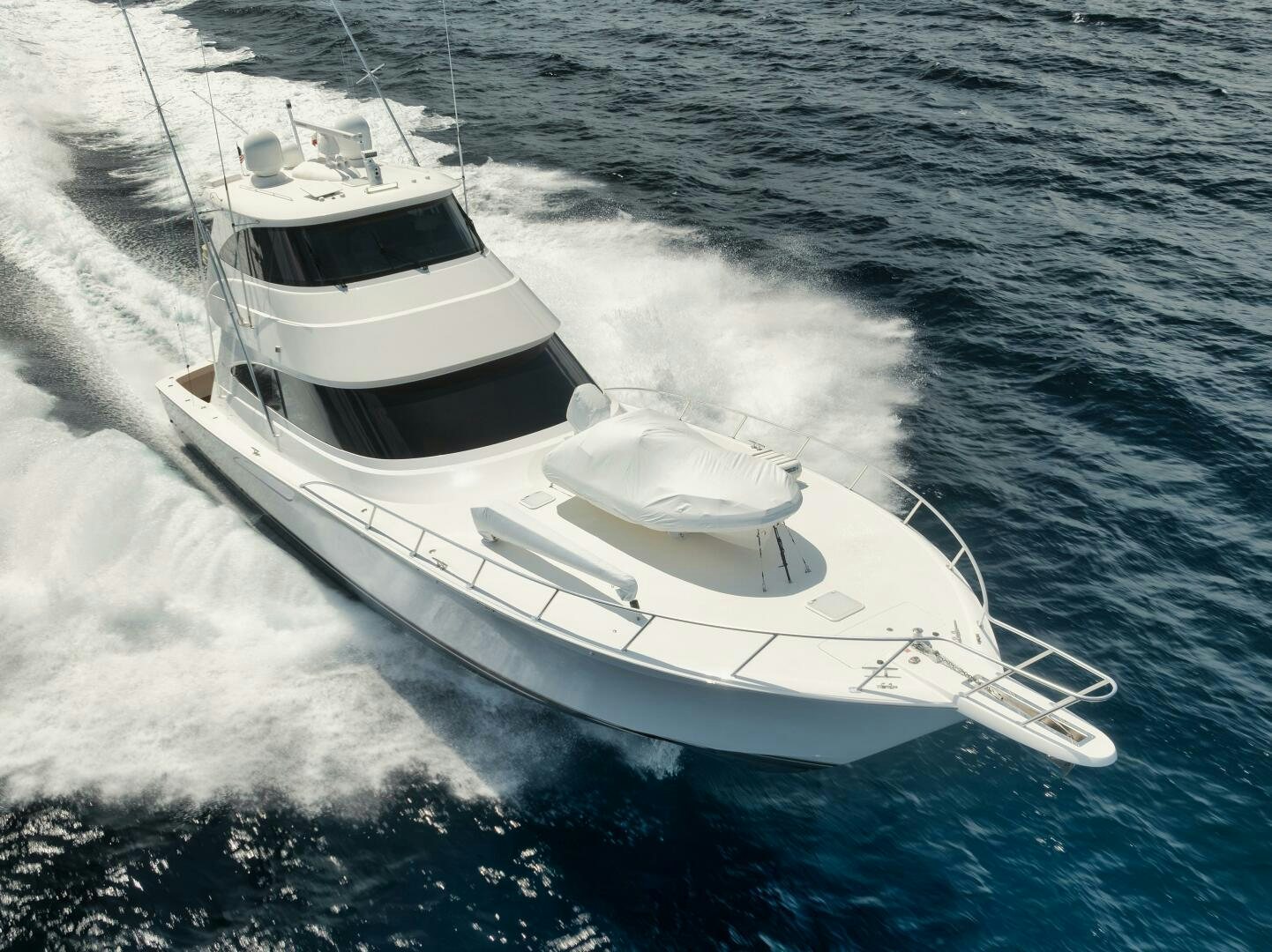 a boat on the water aboard DOUBLE SHOT Yacht for Sale