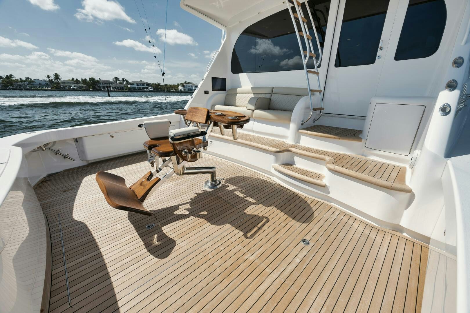 a boat on the water aboard DOUBLE SHOT Yacht for Sale