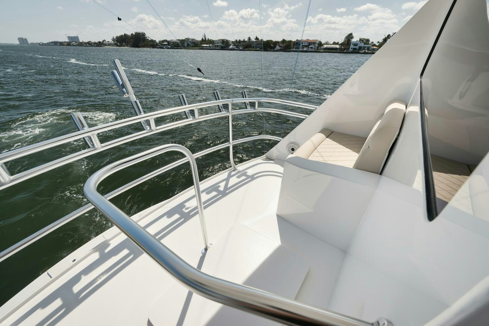 a boat on the water aboard DOUBLE SHOT Yacht for Sale