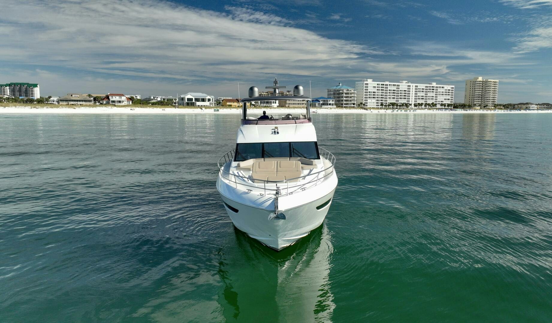 a boat in the water aboard THE O SHEAUX Yacht for Sale