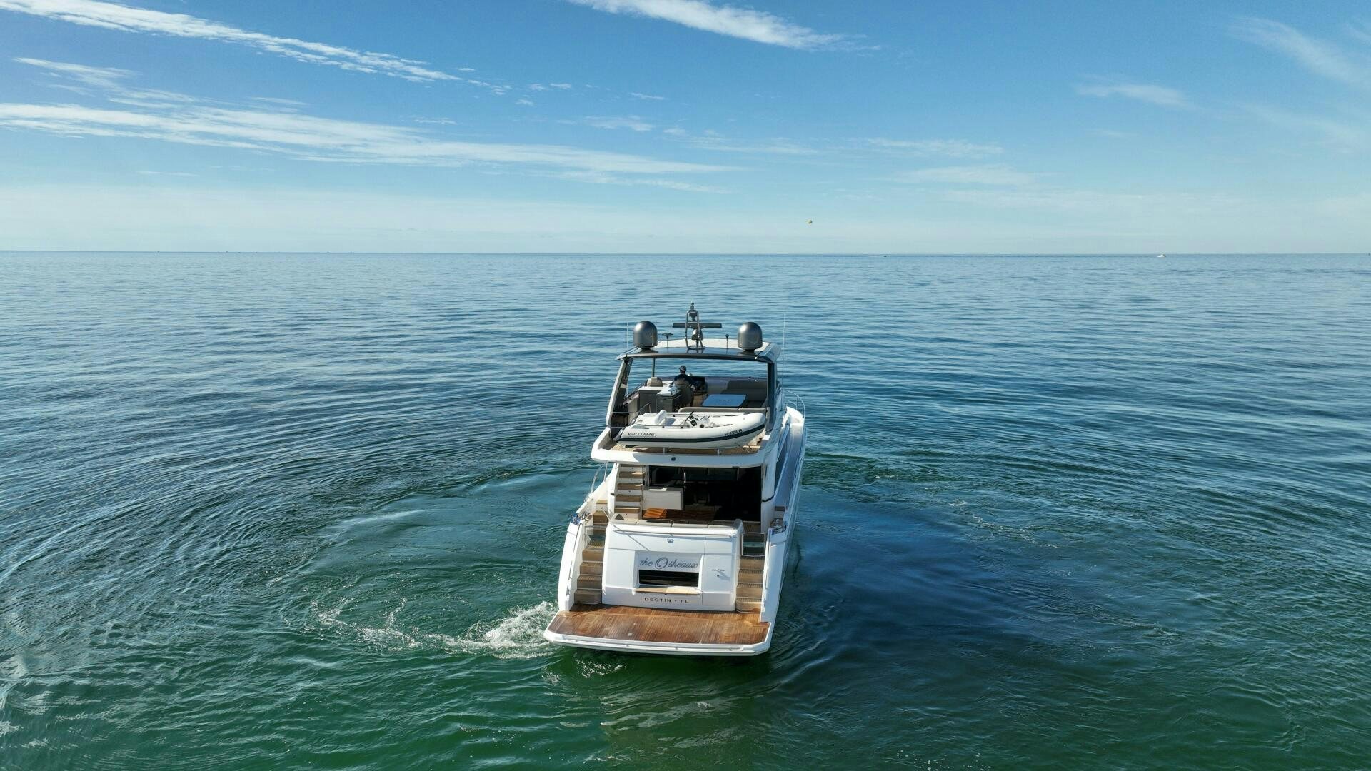 a boat on the water aboard THE O SHEAUX Yacht for Sale