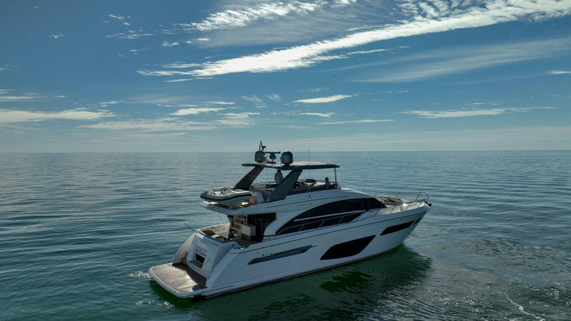 a boat in the water aboard THE O SHEAUX Yacht for Sale