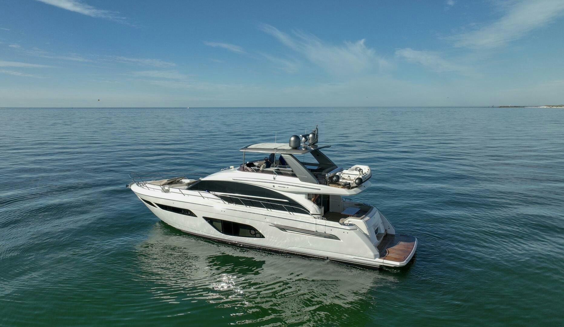 a boat in the water aboard THE O SHEAUX Yacht for Sale