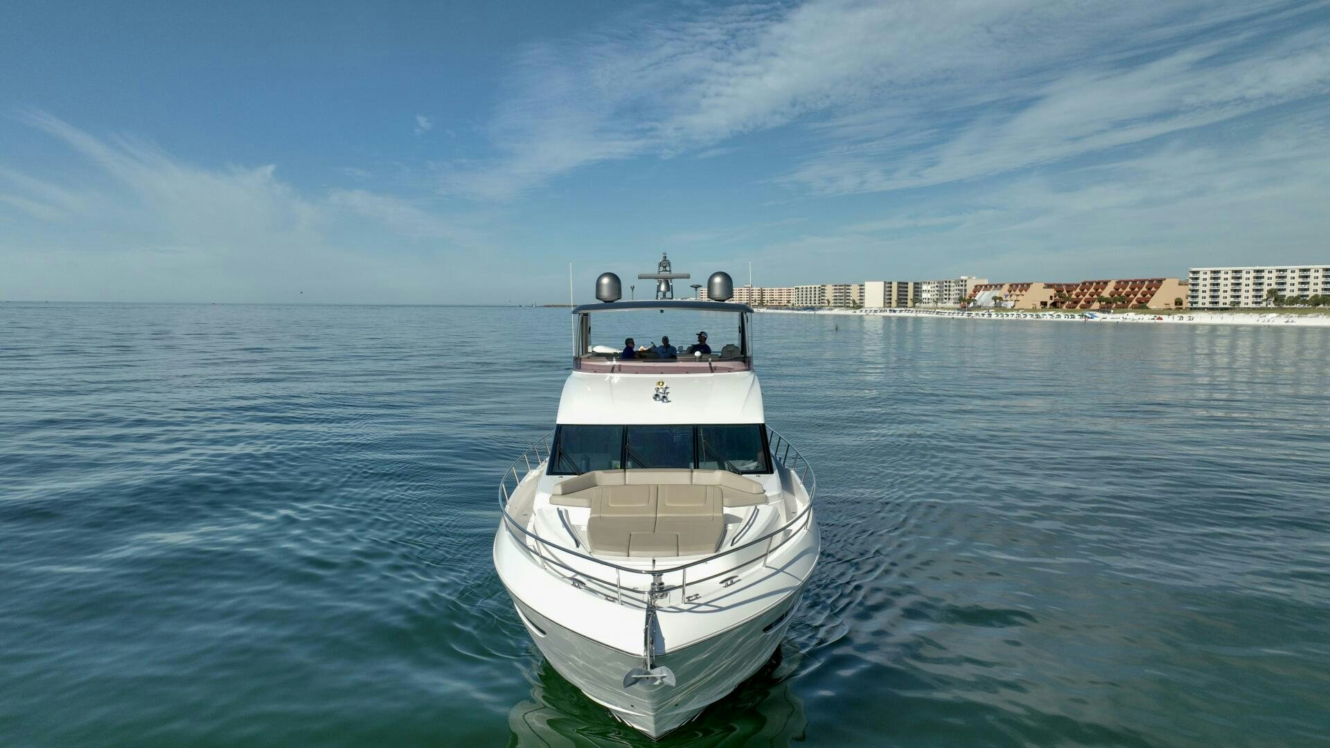 a boat in the water aboard THE O SHEAUX Yacht for Sale