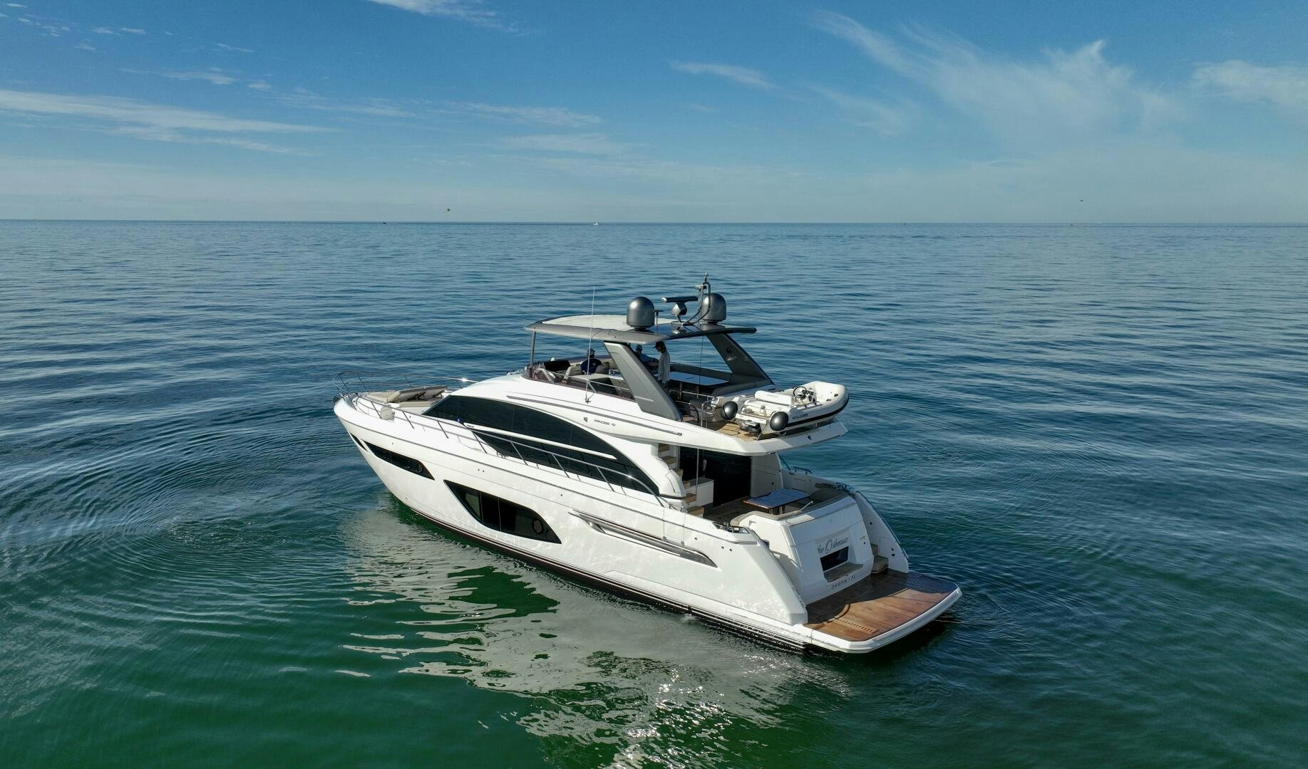 a boat in the water aboard THE O SHEAUX Yacht for Sale