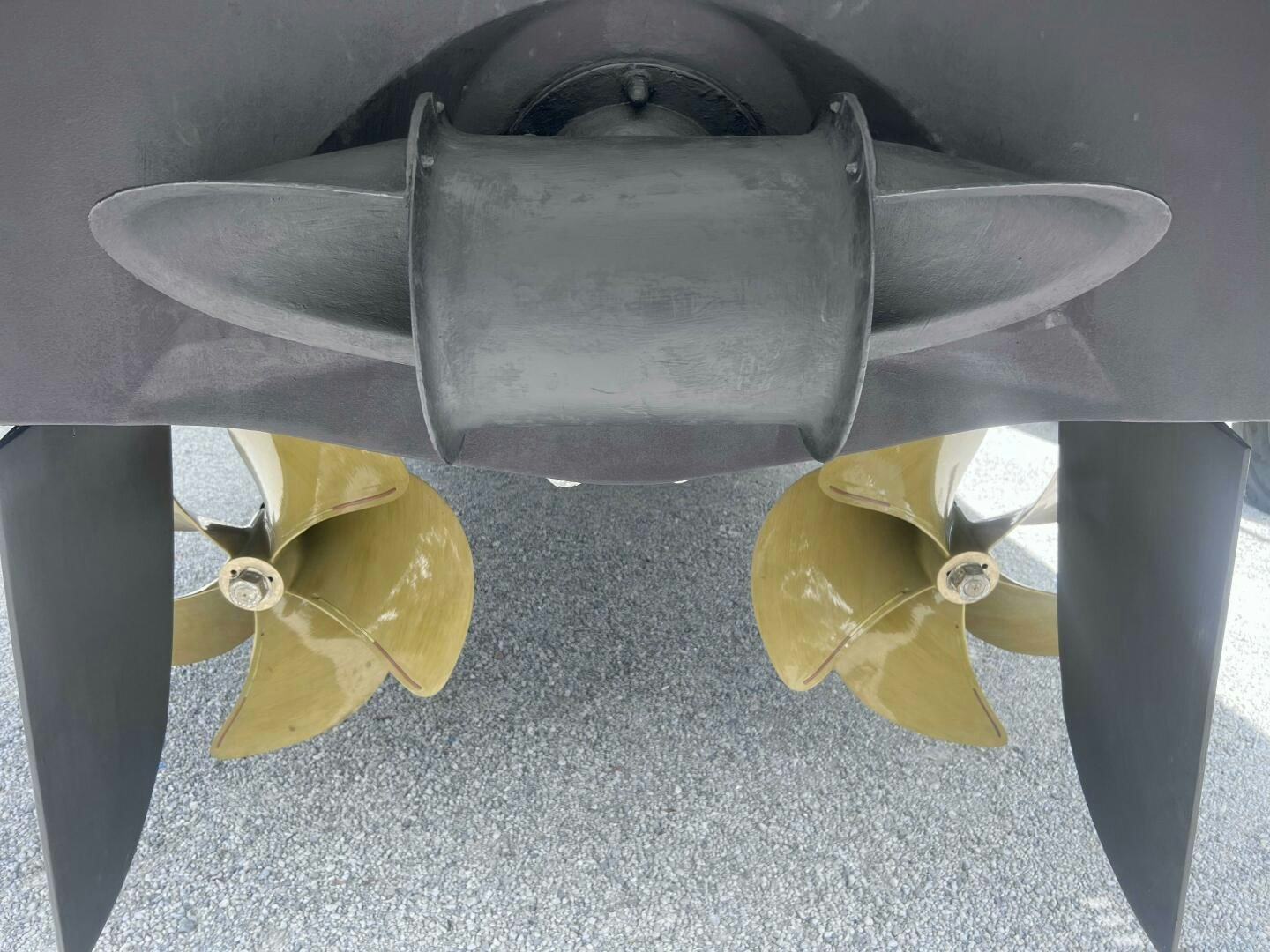 a fish head with a yellow flower aboard THE O SHEAUX Yacht for Sale