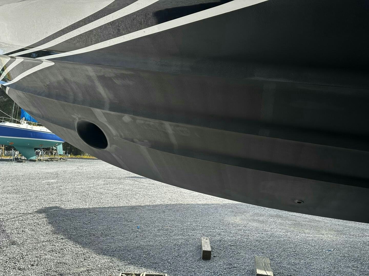 a close-up of a plane aboard THE O SHEAUX Yacht for Sale
