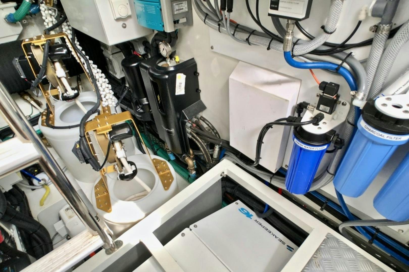 a close-up of a machine aboard THE O SHEAUX Yacht for Sale