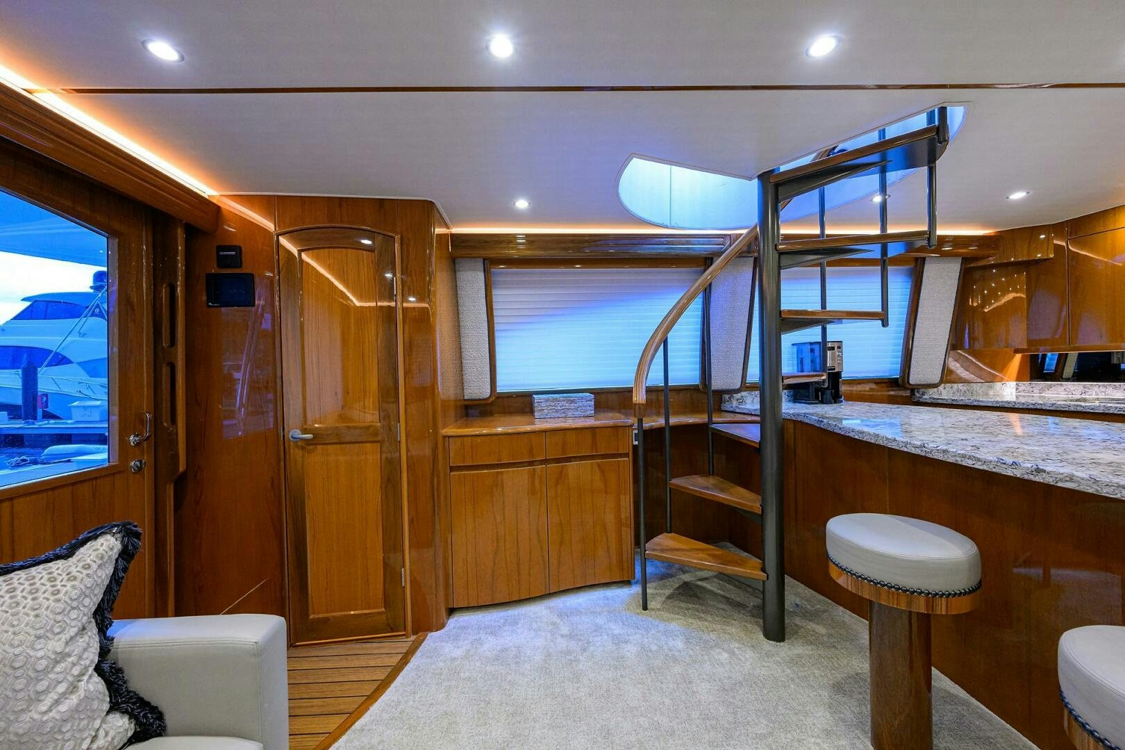 a bunk bed in a room aboard TORTA Yacht for Sale