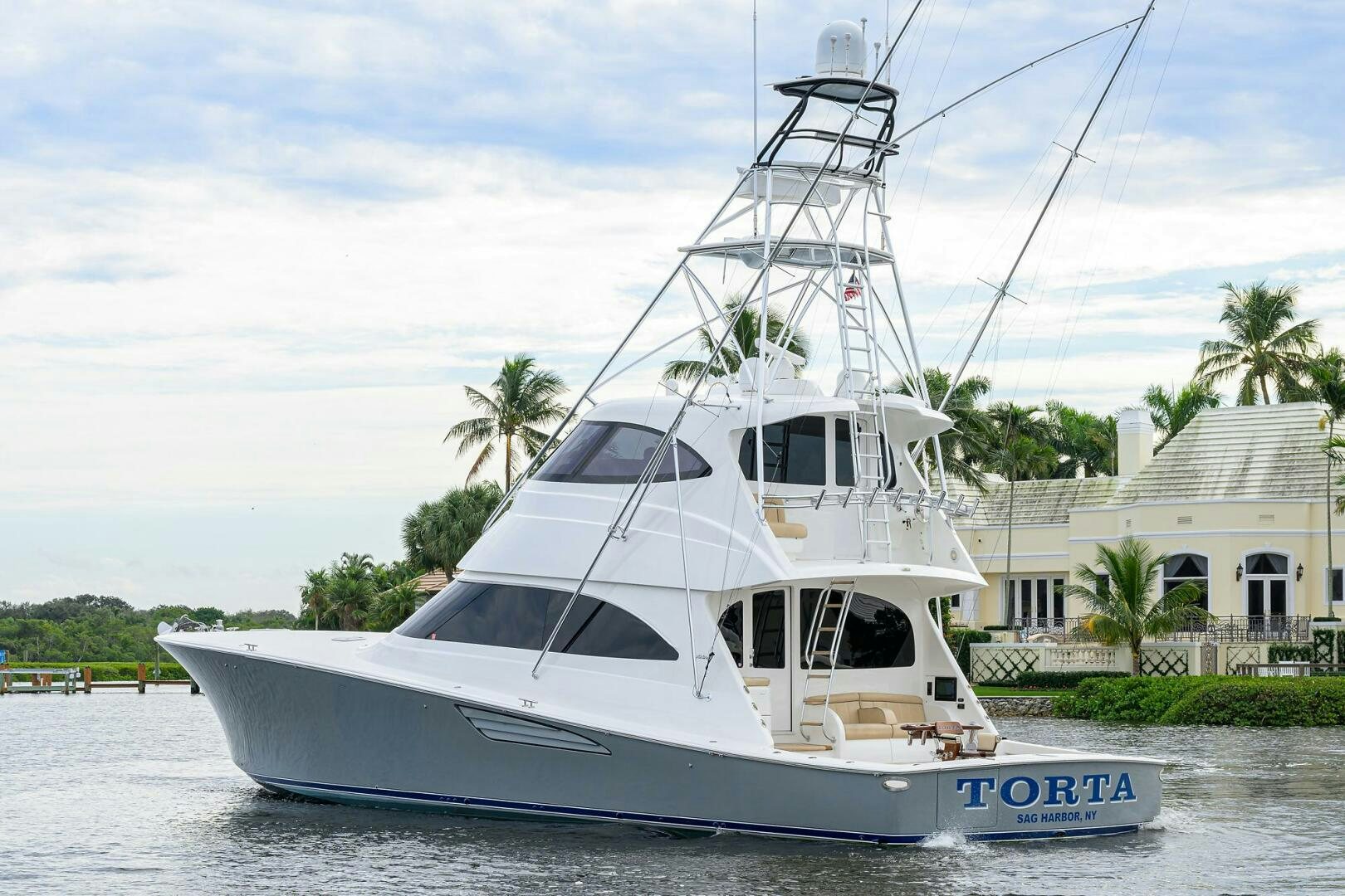 a boat on the water aboard TORTA Yacht for Sale