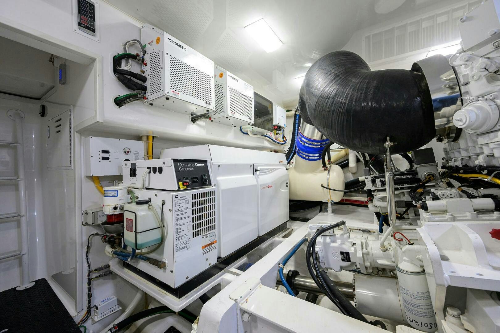 a close-up of a machine aboard TORTA Yacht for Sale