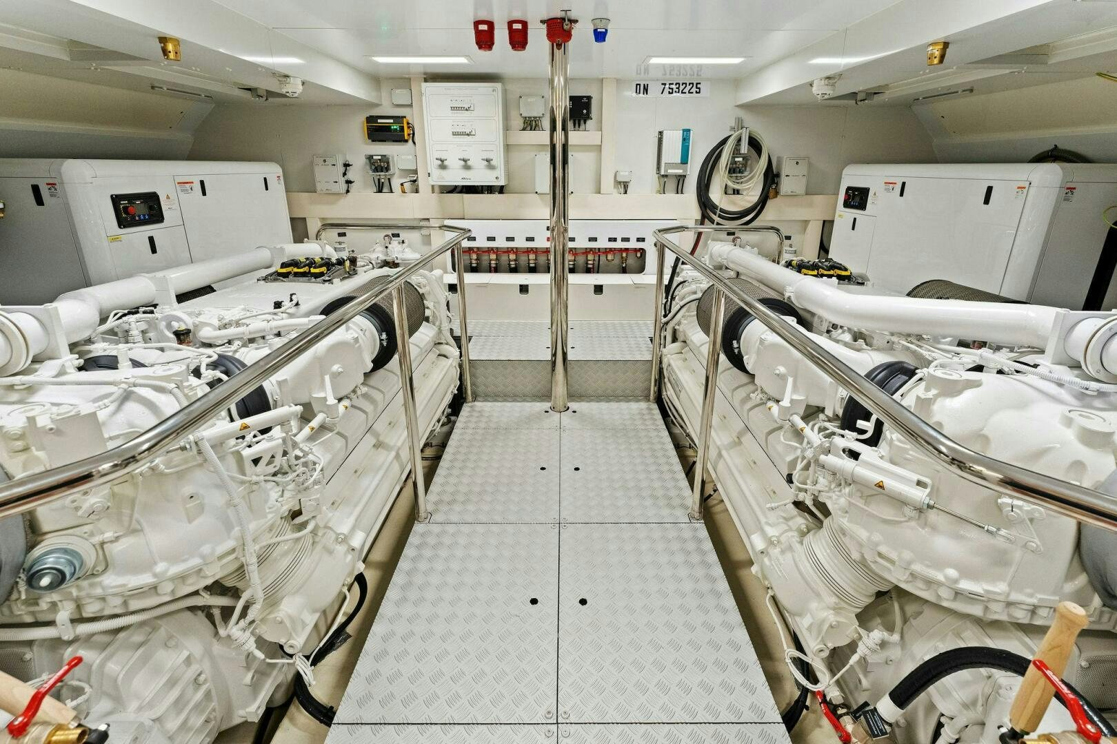 a room with white machines aboard 110' RIVA DOLCEVITA 2024 Yacht for Sale