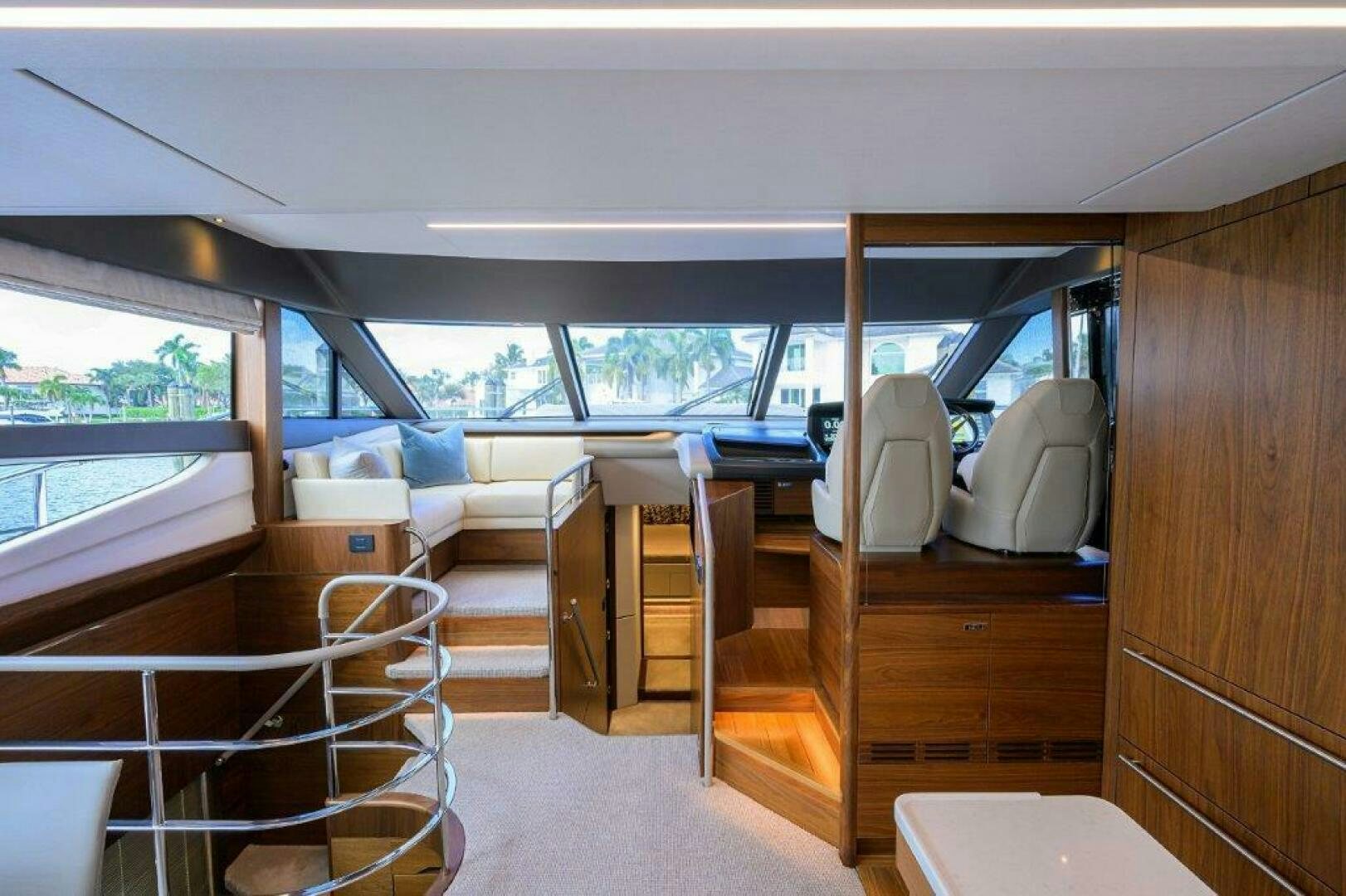 inside of a vehicle aboard TARHEEL Yacht for Sale