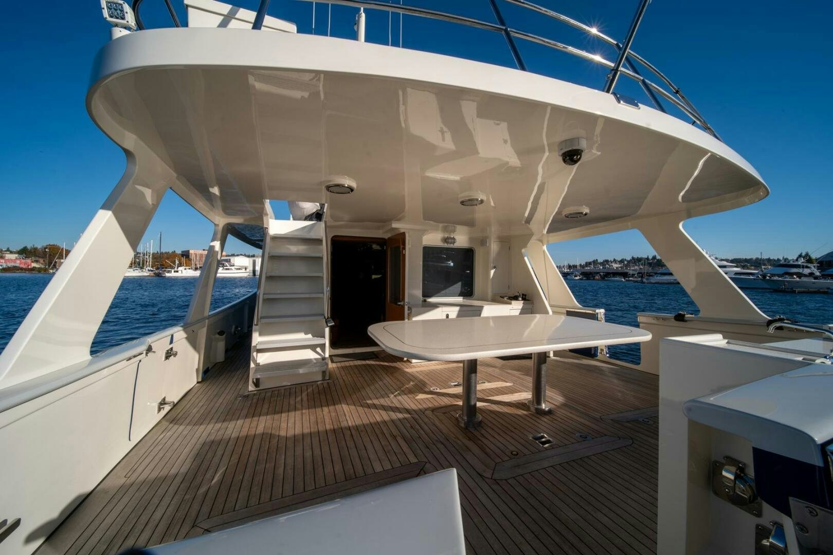 a boat on the water aboard SEA LION Yacht for Sale