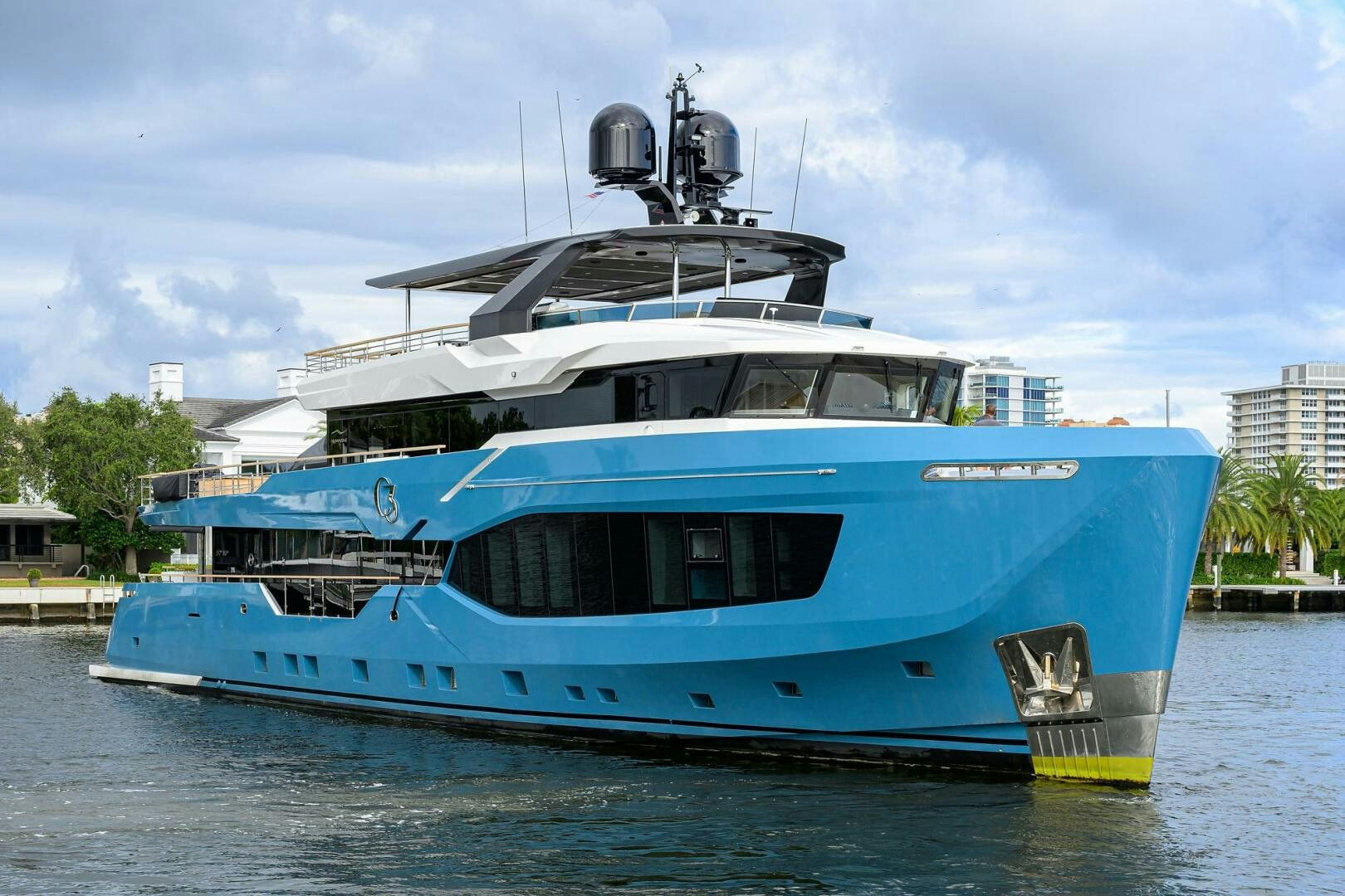 a boat on the water aboard AMORE Yacht for Sale