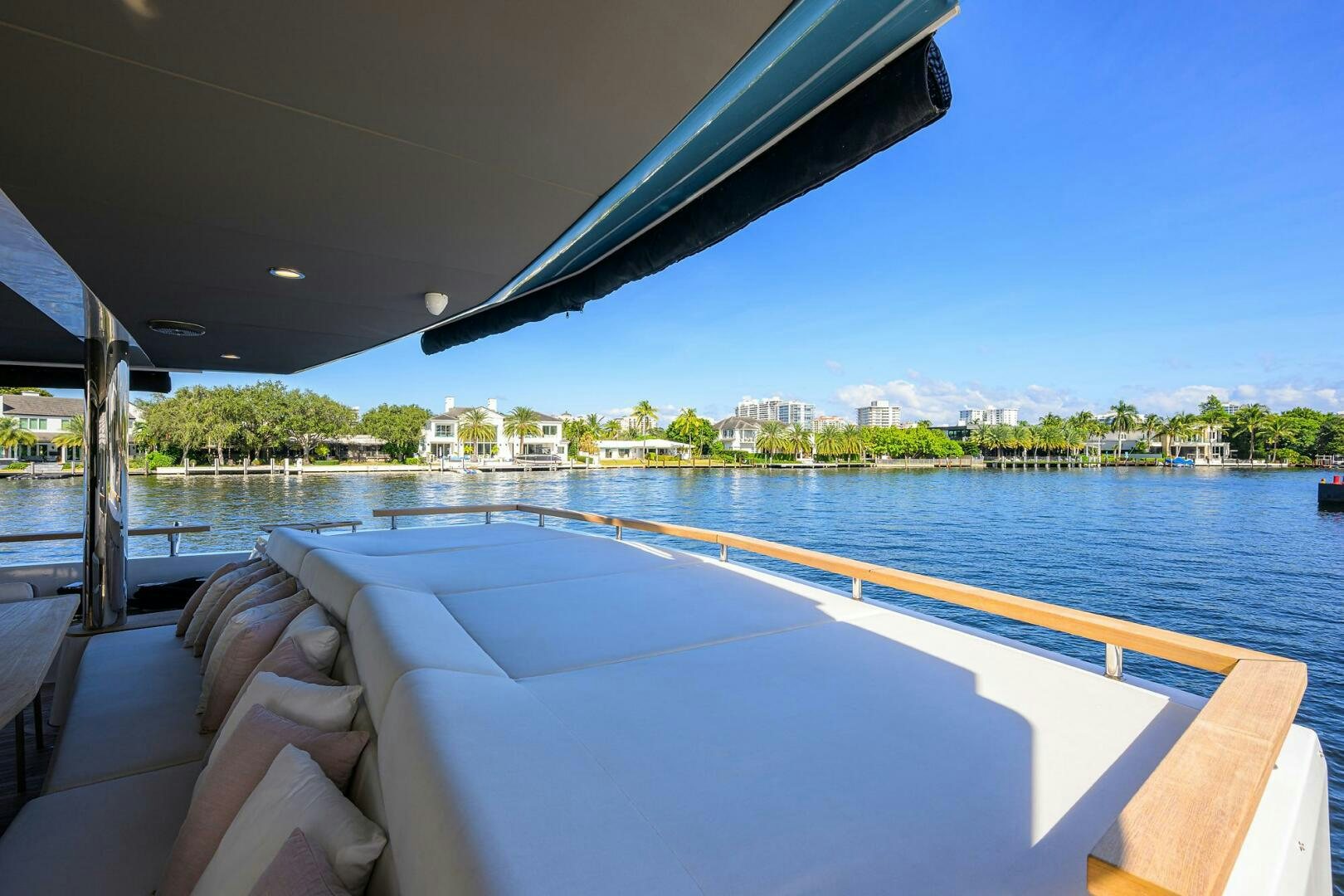 a boat on the water aboard AMORE Yacht for Sale