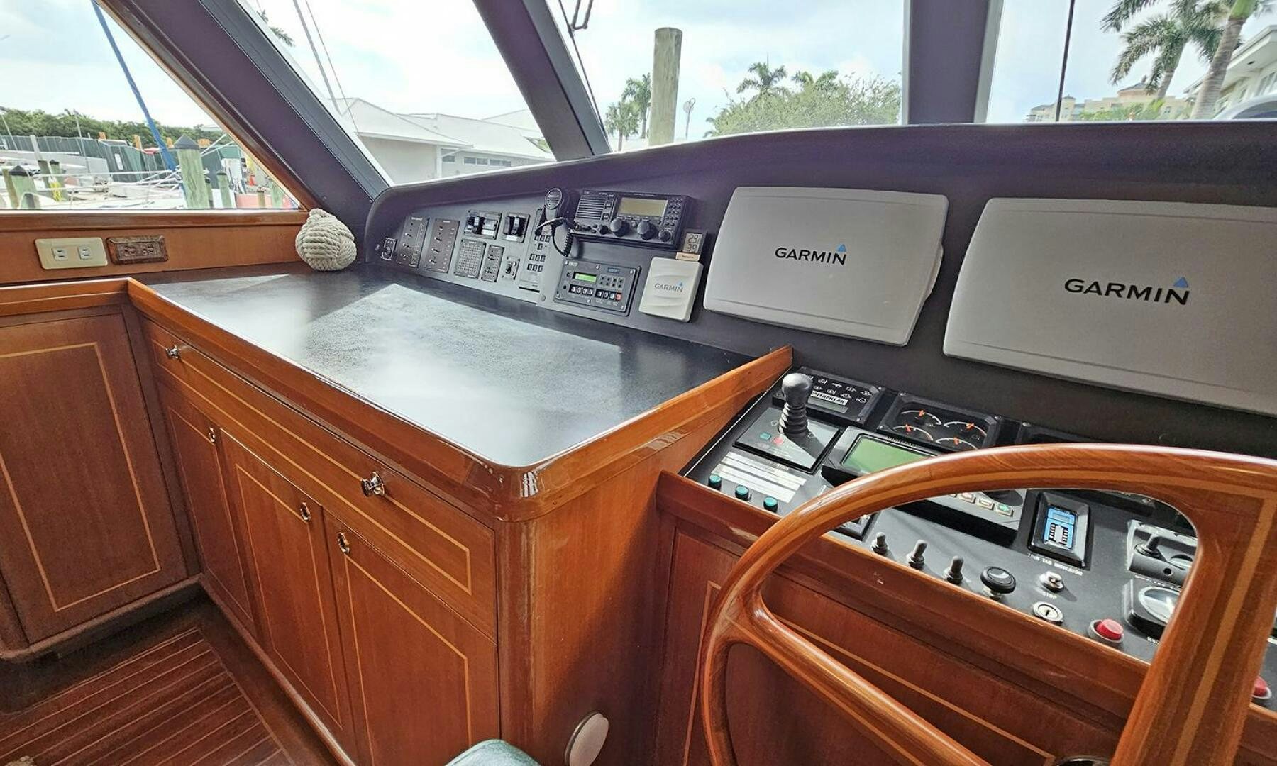 a machine on the counter aboard SHAMROCK Yacht for Sale