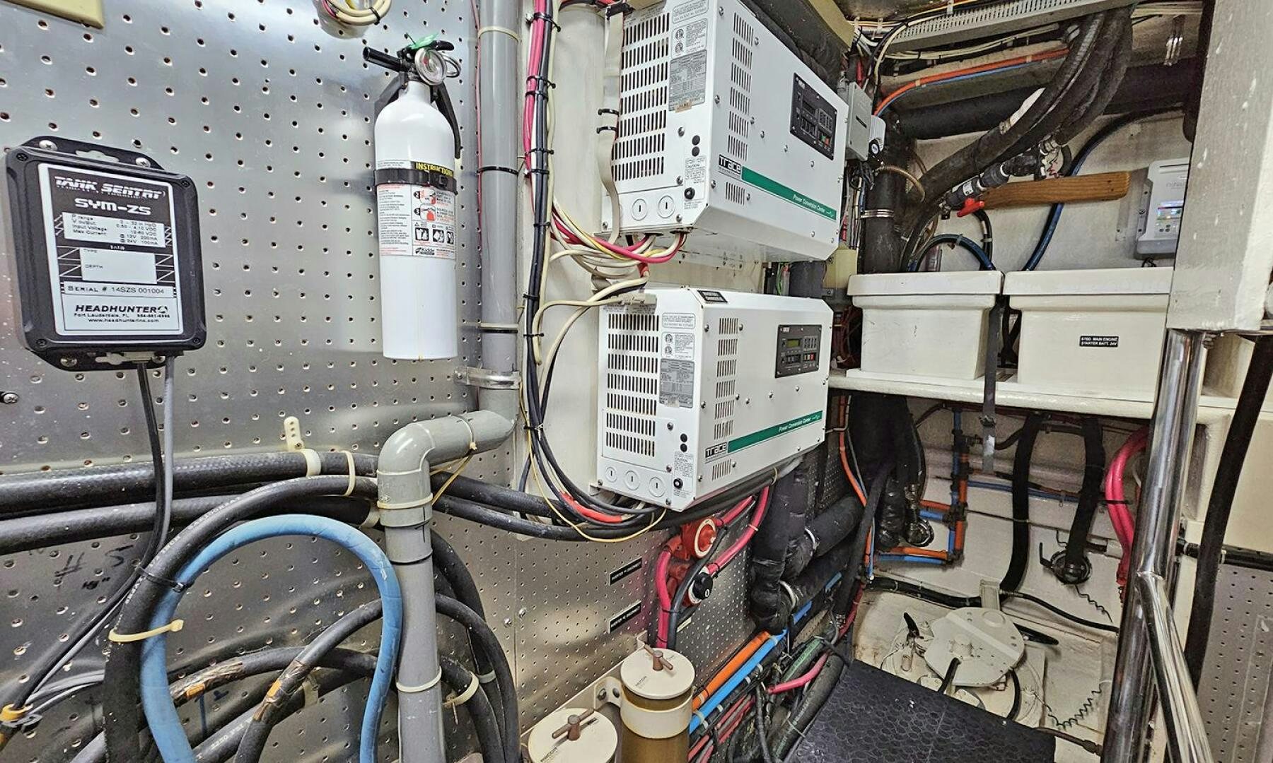 a machine with wires aboard SHAMROCK Yacht for Sale