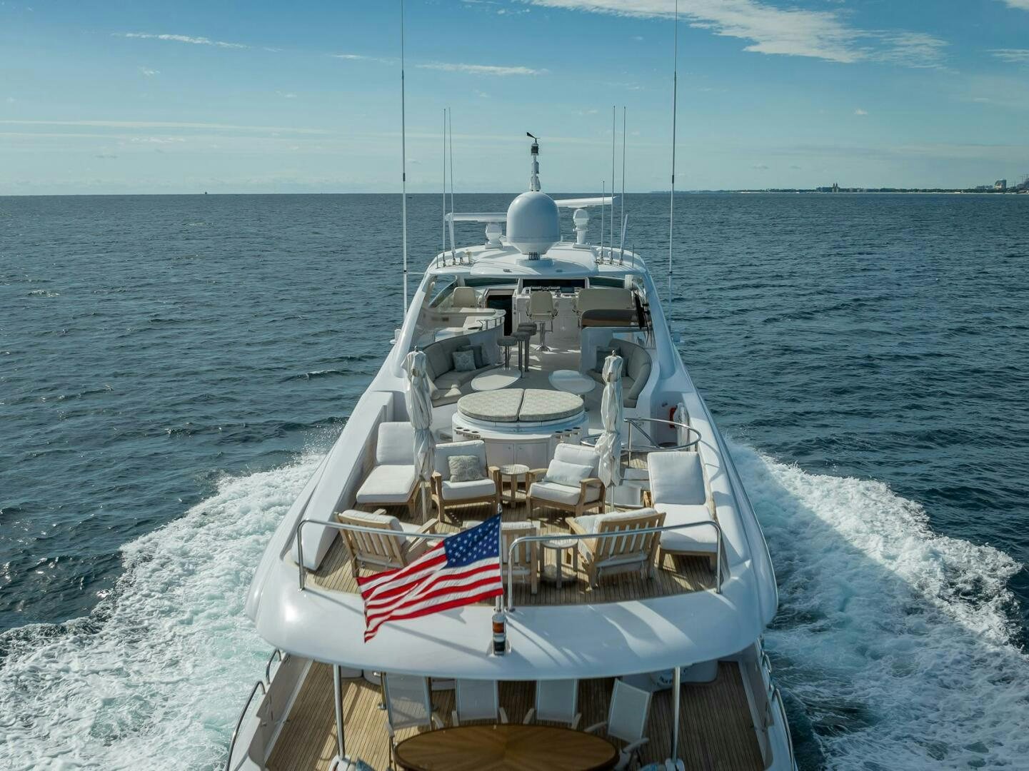 a boat on the water aboard SERENITY Yacht for Sale