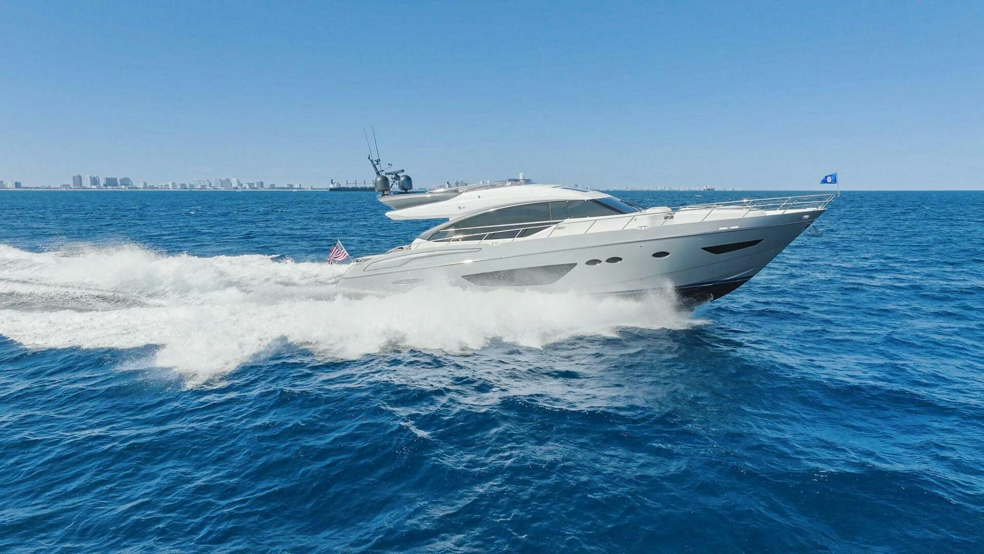 a boat on the water aboard WOODY Yacht for Sale
