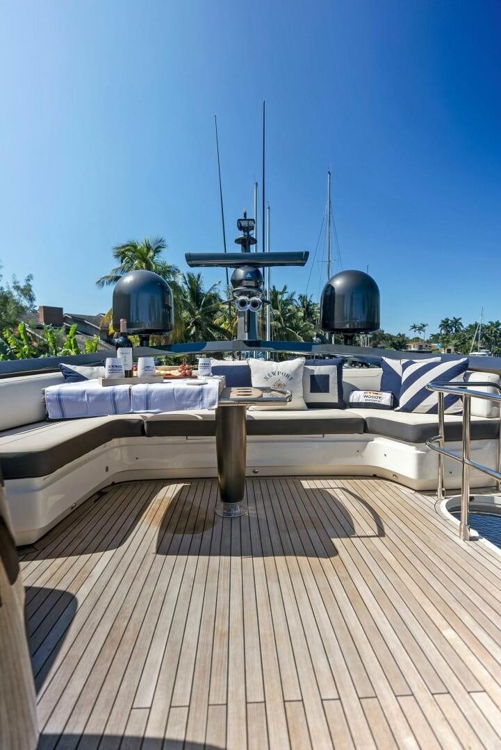 a boat on the water aboard WOODY Yacht for Sale