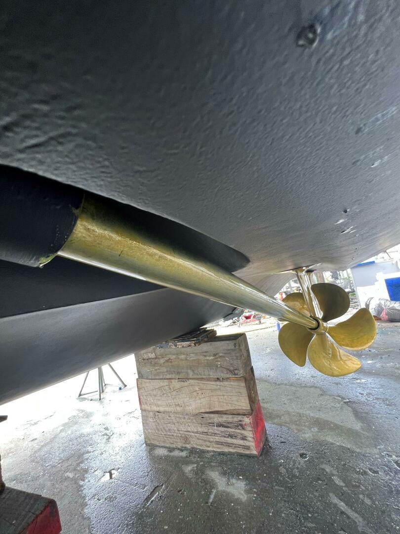 a close-up of a missile aboard WOODY Yacht for Sale